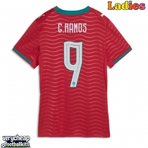 Portugal Goncalo Ramos #9 Replica Home Shirt Ladies World Cup 2026 Short Sleeve